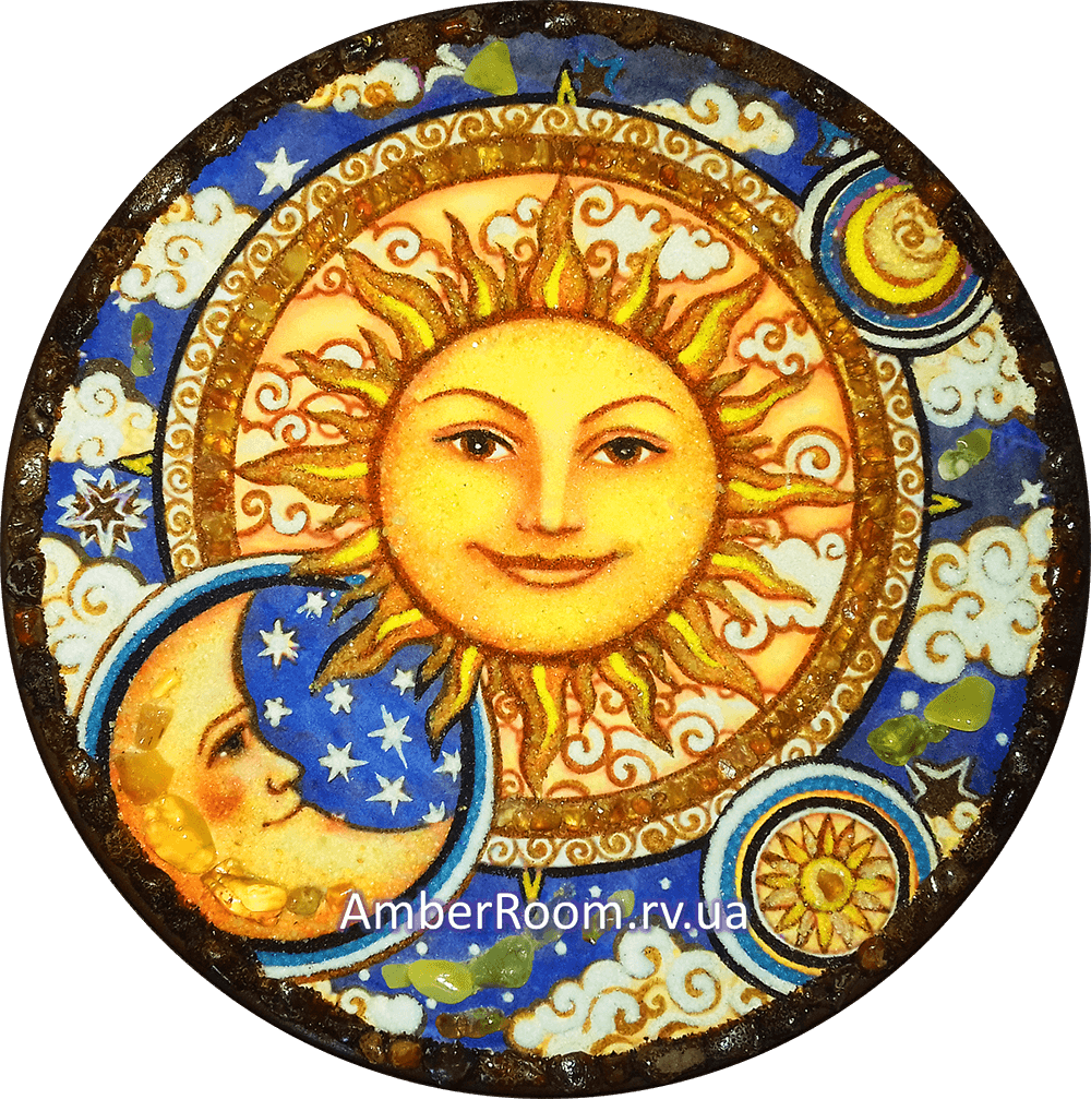 Солнце и Луна, тарелка