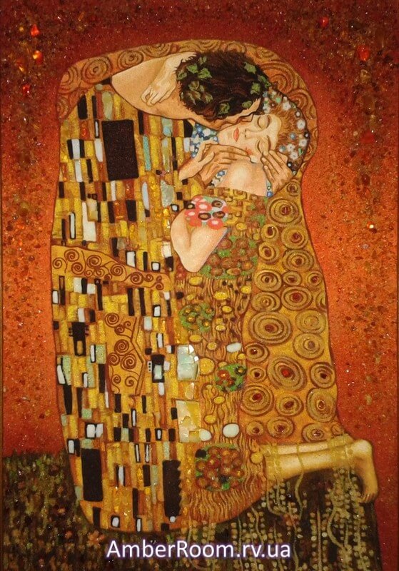Густав Клімт – Поцілунок, 1908
