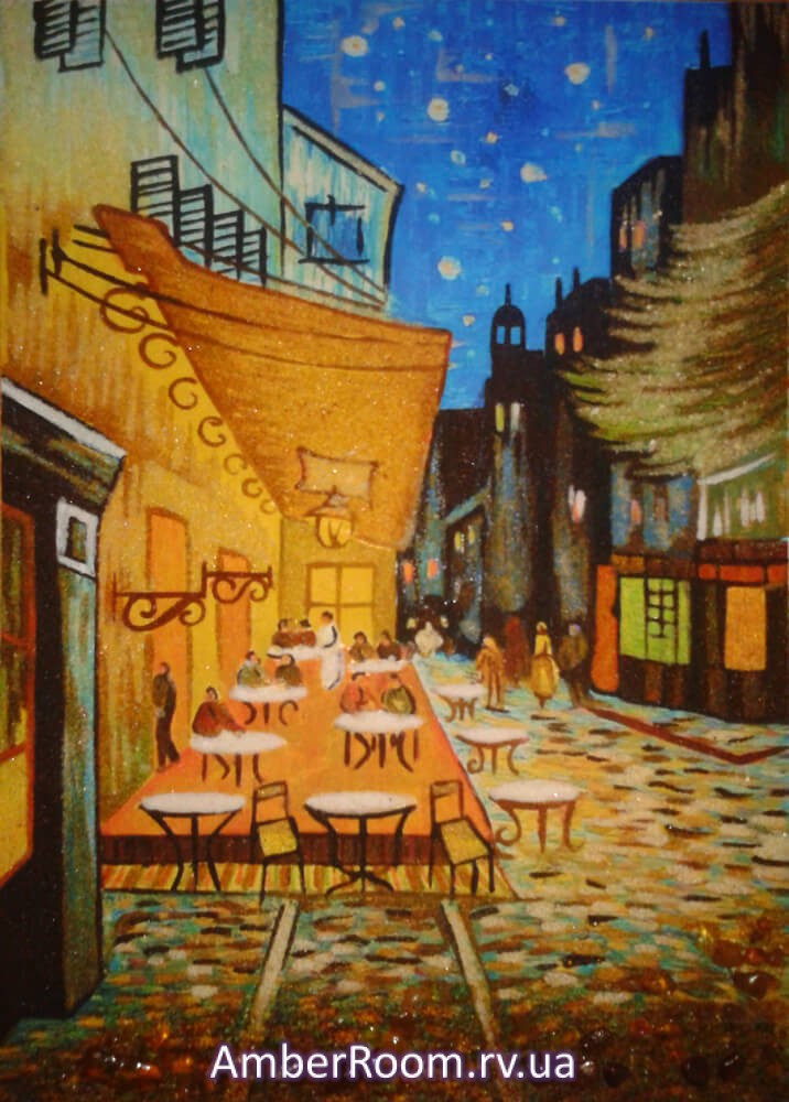 Ван Гог - Ночная терраса кафе, 1888