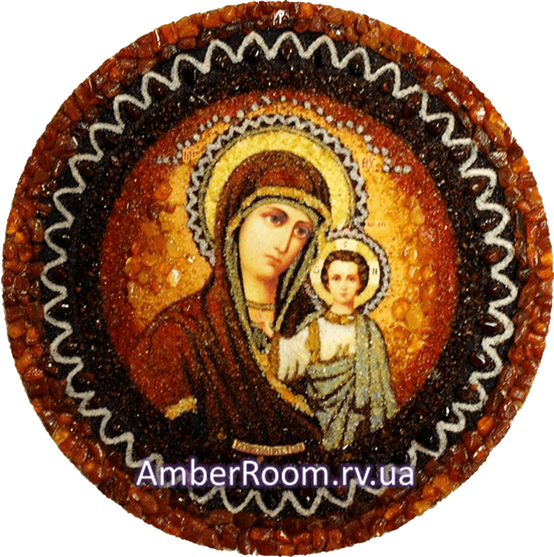 Казанская Богородица, тарелка 2